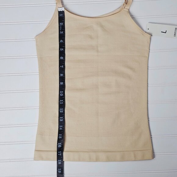 Empetua by Shapermint Women's Nude Scoop Neck Shaping Cami Size L NWTF - Picture 13 of 14